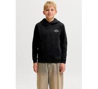 JACK&JONES - JORNORREBRO TYPO BACK SWEAT HOOD SN JNR Black - Gr. - 140