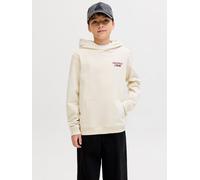 Rückenprint Kapuzenpullover Boys 140 Weiß