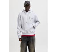 Rückenprint Kapuzenpullover M Grau