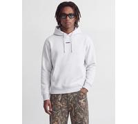 Rückenprint Kapuzenpullover M Grau