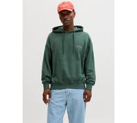 Rückenprint Kapuzenpullover M Grün