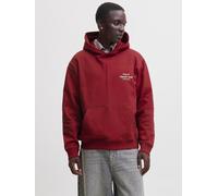Rückenprint Kapuzenpullover M Rot