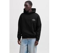 Rückenprint Kapuzenpullover M Schwarz