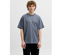 Rückenprint T-shirt L Blau