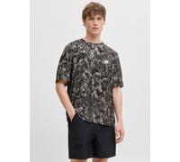 Rückenprint T-shirt L Schwarz
