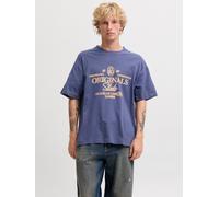 Rückenprint T-shirt XL Violett