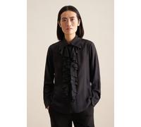 Seidensticker Rüschenbluse Damen schwarz, 40