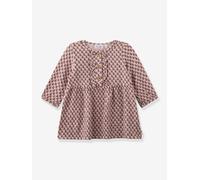 Rüschenkleid Mädchen Sanetta PURE Bio-Baumwolle pudrig rosa Gr. 110