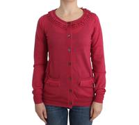 Rüschensaum-Cardiganpullover M