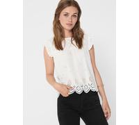 ONLY Damen Bluse 15213398 Cloud Dancer 40