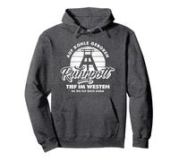 Ruhrpott - Ruhrgebiet Pullover Hoodie, Unisex für Erwachsene, Anthrazit Meliert, XXL