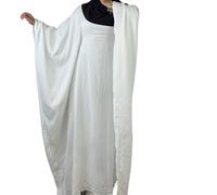 RUIG Frauen Muslim Robe Weiche Krepp Schmetterling Batwing Abaya Dubai Luxus Islam Muslim Kaftan Bescheidenes Kleid