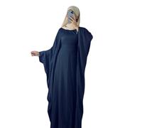 RUIG Frauen Muslim Robe Weiche Krepp Schmetterling Batwing Abaya Dubai Luxus Islam Muslim Kaftan Bescheidenes Kleid