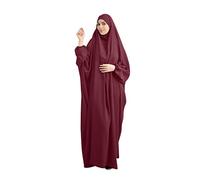 RUIG Muslim Dresses Damen Islam Abaya Kleidung Frauen Dubai Gebet Islamische Robe afrikanischer Kaftan Türkei Kleid in voller Länge mit Hijab