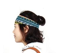 Ruilogod # 13, Stoff, Outdoor-Übungs-Yoga, Stretch-Sport-Stirnband HeadWraps Schal Swassband, Schwarzblau