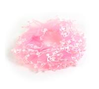 Ruilogod 4 Stück Blumen Rim Elastic-Schleier-Haar Pferdeschwanz-Halter-Rosa für Mädchen