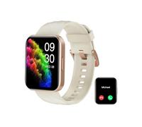 RUIMEN Smartwatch Damen Herren mit Telefonfunktion Fitnessuhr Schrittzähler Uhr mit Pulsmesser SpO2 Messung Schlafüberwachung Nachrichten Multi Trainingsmodi Smart Watch Wasserdicht Für Android iOS