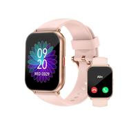 RUIMEN Smartwatch mit Telefonfunktion,Smartwatch für Damen Herren HD-Touch Screen Fitnessuhr mit SpO2-Überwachung Pulsuhr Schlafmonitor Schrittzähler Uhr Multi Trainingsmodi für Android iOS