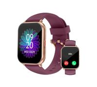 RUIMEN Smartwatch mit Telefonfunktion,Smartwatch für Damen Herren HD-Touch Screen Fitnessuhr mit SpO2-Überwachung Pulsuhr Schlafmonitor Schrittzähler Uhr Multi Trainingsmodi für Android iOS