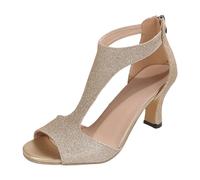 RUITOTP Elegante Schuhe Damen mit Schlankem Hohem Absatz, Chunky-Heel-Design, Sexy & Modisch für Party & Abende