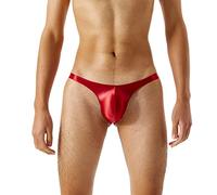 RUITOTP Herren Badehose String Tanga Badeslip Kurz Eng Mini Slip Schwimmhose Thongs Trunks Sommer Bademode Stretch Low Rise