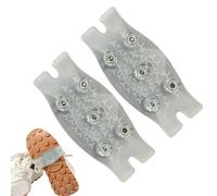 Rukjmqi Eisgriffe Für Schuhe, 11x5 cm 5 Zähnige Schuhkrallen, Antirutsch Spikes Glatteis 2026, Ice Klampen, Anti Rutsch Schuhspikes Für Und Winter Outdoor Sports Klettern