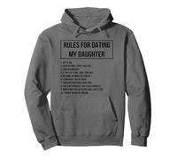 Rules for Dating My Daughter Novelty Graphic Cool Designs Pullover Hoodie
