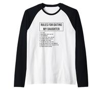 Rules for Dating My Daughter Novelty Graphic Cool Designs Raglan