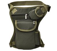 Rullar Segeltuch Hüfttaschen Schultertasche Tactical Bauchtasche Beintasche Wanderrucksäcke Umhängetasche Schultertasche Tasche für Herren Damen Reisen Klettern Taille Packs Waist Leg Bag Armeegrün