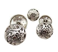 Ruluti 10pcs 15mm Kleidung Knopf, Retro- Hohle Nähen Knopf Runder Metallknopf Für Männer Frauen Blazer, Mantel, Uniform, Hemd, Jackett