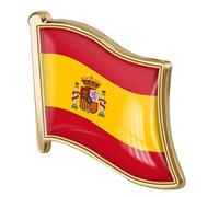 Ruluti 1pc Spanien-flaggen-pin-Abzeichen-metallemaille-Revers-brosche Spanish Flag-neuheit-Geschenk-Revers-tie-Abzeichen Zubehör