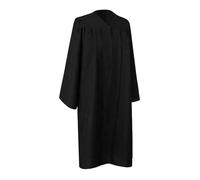 RUMAOZIA Abschluss Robe Unisex Leichte Doktor Abschluss Talar Schwarz Robe 2024 Doktorandenkleid Herren Damen Abschlusskittel nur Mattes Kleid für alle Abschlussfeiern, College, High School