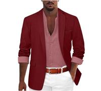 RUMAOZIA Anzug Herren Sakko Leicht Freizeit Anzug Blazer Anzugjacken Sportlich Zu Business Herrensakko Sportsakko Sommerjacke Modern Jackett Regular Fit Jacken Sport Mantel Dünn Anzugjacke