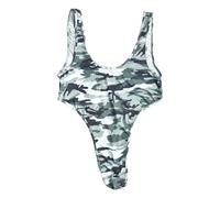 RUMAOZIA Bodysuit Herren Wrestling Singlet Jockstrap Straps Sexy Mankini Atmungsaktiv Tanga Unterwäsche Camouflage Männer String Slips Jumpsuit Stretchy Einteilig Athletic Leotard Gym Underwear