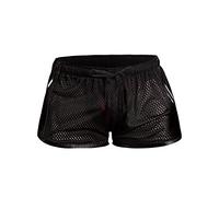 RUMAOZIA Boxershorts Herren Mesh Badehose Transparent Schnelltrocknend Mini Boxershorts Netz Retroshorts Atmungsaktive Sportlich Kurze Hose zum Laufen Trainieren Schwimmen Fitness Hosen
