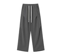 RUMAOZIA Cargohose Herren Y2K Baggy Fallschirmhose Cargo Hose mit Taschen Harajuku Hosen Hip Hop Jogginghose Elastische Taille Haremshose Sporthose mit Tunnelzug Pants Solid Streetwear
