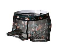 RUMAOZIA Erotische Dessous Herren für Sex Spitze Erotischer Höschen Niedriger Taille Sexy Dessous Erotische Unterwäsche für Männer Durchsichtig Spitzenslips mit Penishülle Erotische Nachtwäsche