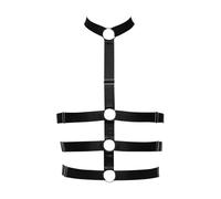 RUMAOZIA Harness Männer Leder Reizwäsche für Sex Männer Dessous Erotisch Fetisch Sexy Unterwäsche für Mann Sissy Festival Kostüme Unterwäsche Punk Tops Strappy Erotische Kostüme für Herren