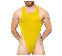 RUMAOZIA Herren Body Bodywear Einteiler Unterhemd Unterwäsche Bodysuit Unterwäsche Stringbody Unterhemd Body Kompression Singlet Sportwear