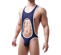 RUMAOZIA Herren Bodysuit Body Unterwäsche Männer Atmungsaktiv Jumpsuit Stretch Stringbody Einteilig Reizwäsche Overall Unterhemd Straps Slips Bodysuit Sexy Badehose Bikini Outfits Erotische Dessous