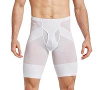 RUMAOZIA Herren Boxershorts Kompression Push Up Po Unterhose Bauchweg Figurformende Unterwäsche Body Shaper Atmungsaktive Trainingsshorts Retroshorts Butt Lifter Hohe Taille Shapewear