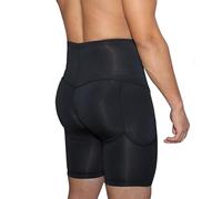 RUMAOZIA Herren Boxershorts Kompression Push Up Po Unterhose Bauchweg Figurformende Unterwäsche Butt Lifter Hohe Taille Shapewear Body Shaper Atmungsaktive Trainingsshorts Retroshorts