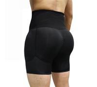 RUMAOZIA Herren Boxershorts Kompression Push Up Po Unterhose Bauchweg Figurformende Unterwäsche Butt Lifter Hohe Taille Shapewear Body Shaper Atmungsaktive Trainingsshorts Retroshorts