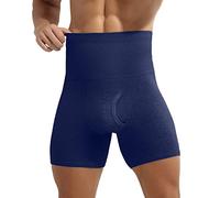 RUMAOZIA Herren Boxershorts Kompression Push Up Po Unterhose Bauchweg Figurformende Unterwäsche Butt Lifter Hohe Taille Shapewear Body Shaper Atmungsaktive Trainingsshorts Retroshorts