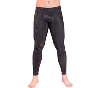 RUMAOZIA Herren Glänzendem Latex Leggings Herren Wetlook Leder Leggings Sexy Herren Strumpfhosen Wetlook Glanz Lack-Optik Leggings Enge Hosen Unterwäsche Pants Latex Hose für Männer