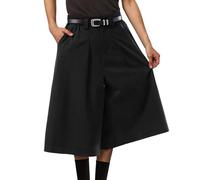 RUMAOZIA Herren Hose Rock Traditioneller Kilt Japanischer Stil Samurai Rock Hose Trend Herbst Winter Freizeithose Herrenhose Einfarbig Samurai Hakama Haremshose Baggy Streetwear Vintage Herrenhose