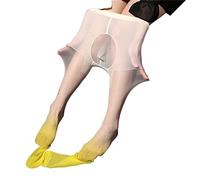 RUMAOZIA Herren Strumpfhosen Nylon Pantyhose mit Penishülle Leggings Transparent Lange Unterhose Nahtlos Sexy Unterwäsche Stretch Reizwäsche Transparent Lange Kompression-Leggings Unterwäsche