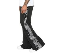 RUMAOZIA Herren Trainingshose mit seitlicher Knopfleiste zum öffnen Button Up Reha Hose Herren Sporthose Freizeithose Bequeme Reha Hose Männer Postoperative Basketball Lässiges Jogginghose