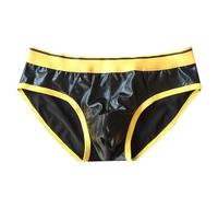 RUMAOZIA Herren Wetlook Slip Sexy Briefs Shorts Unterhose Hipster Metaillische Unterwäsche Lingerie Erotik Männer Tanga Low Rise Wetlook Jockstrap Dessous Männer Clubwear