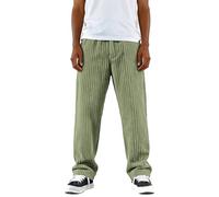 RUMAOZIA Japanische Hose Herren Cordhose Herren Moderne Japanische Streetwear Cordhosen mit Elastischem Bund, Bequeme Graue Freizeithose mit Seitentaschen Stretch Sporthose Leichte Sweathose